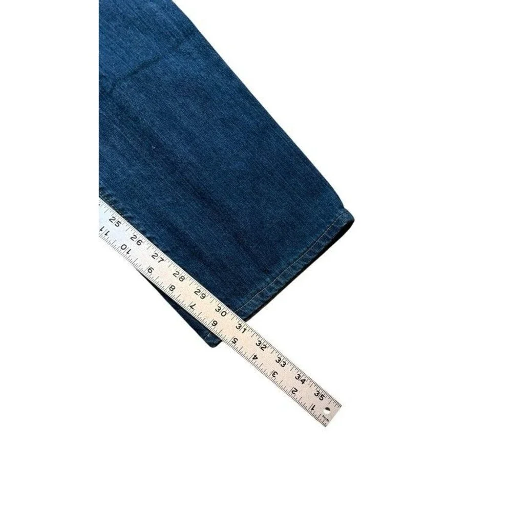 Levis Jeans Mens Size 40x32 Actual 35x31Blue Denim 501 Button Fly Straight Leg